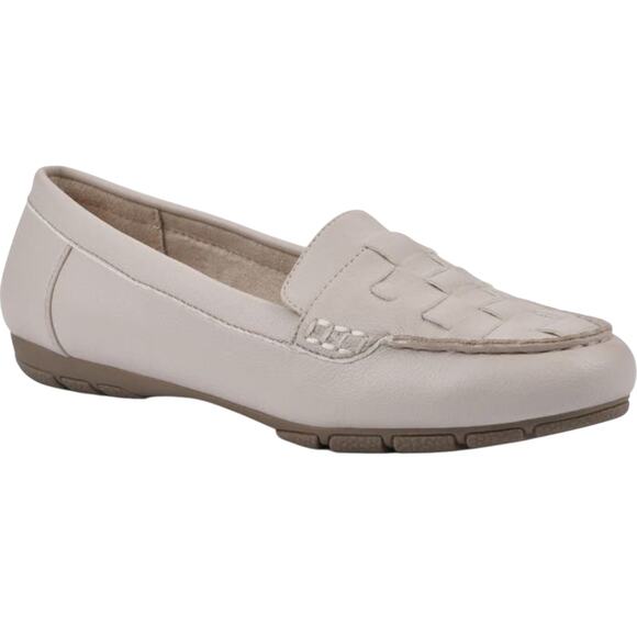 CLIFFS BY WHITE MOUNTAIN LOAFERS Taupe  Sz 8.5 - Picture 1 of 5